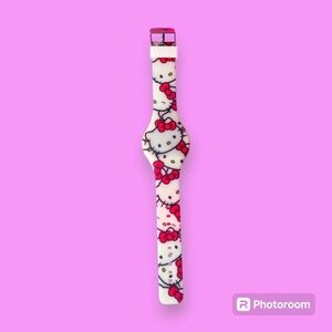 Hello Kitty by Sanrio White Red Black Digital Watch